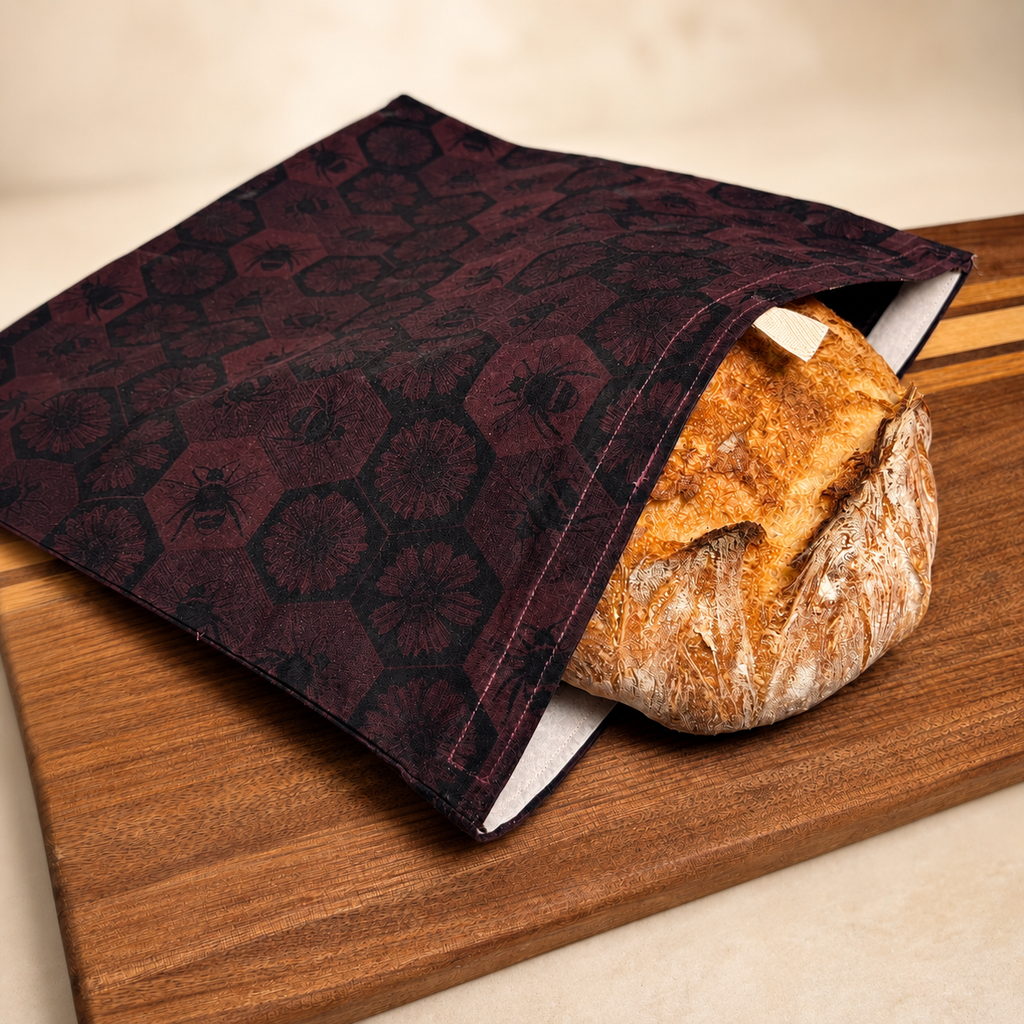 Reusable Beeswax Bread Bag